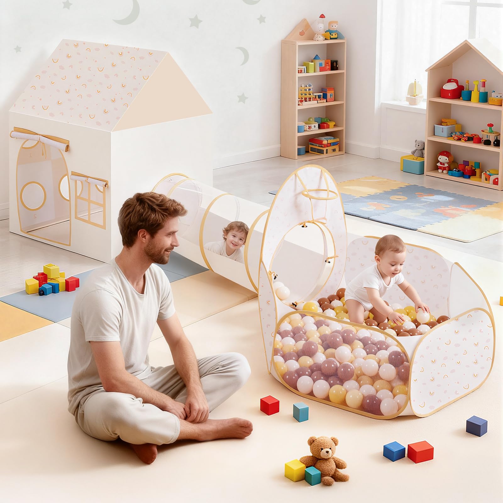 PIIKAGO versatile indoor-outdoor play zone for imaginative adventures.