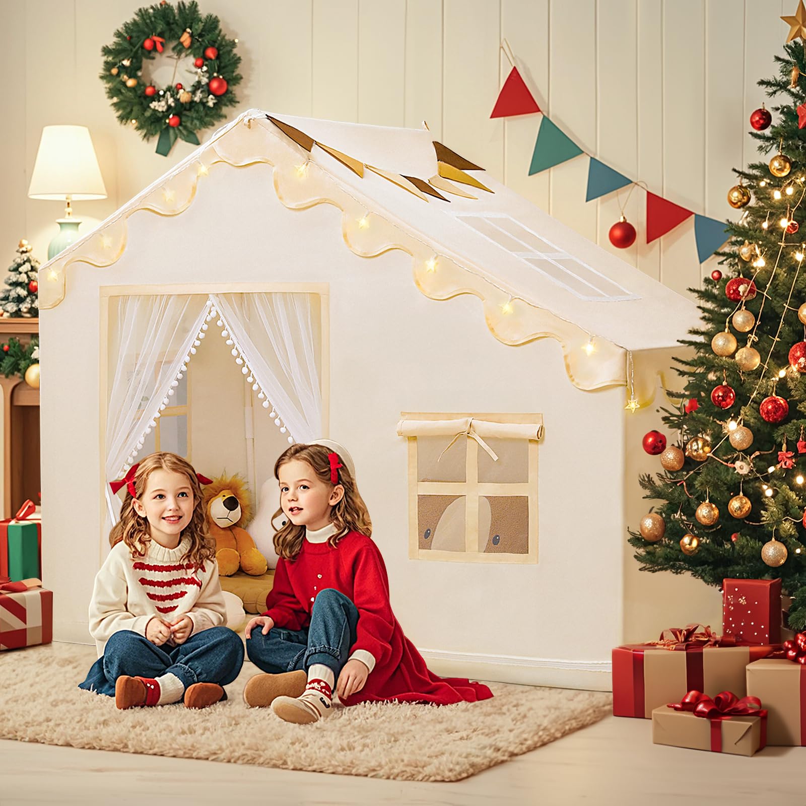 PIIKAGO kids tent makes a charming decor piece and active play space