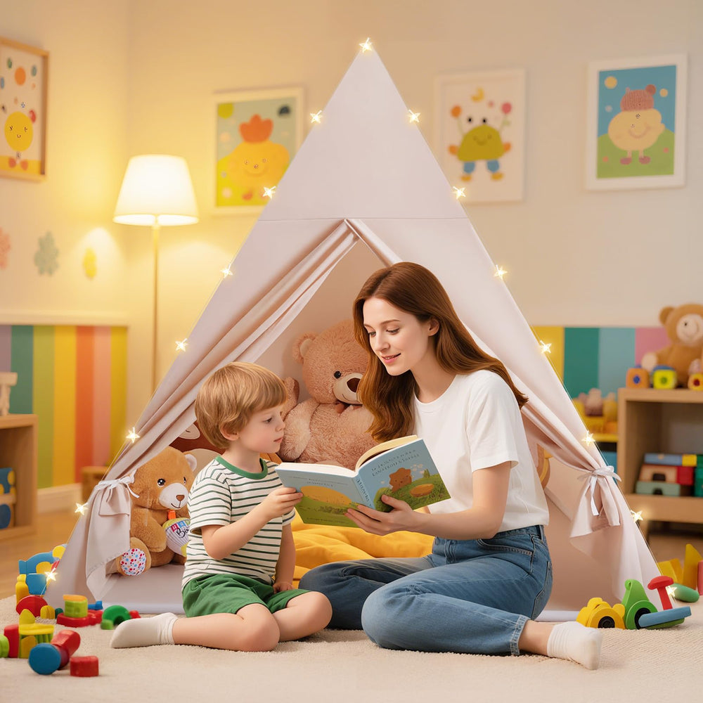 PIIKAGO Kids Tent provides a spacious interior for 2-3 kids