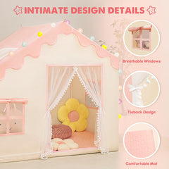 PIIKAGO play tent door and windows invite airflow for lively group play.