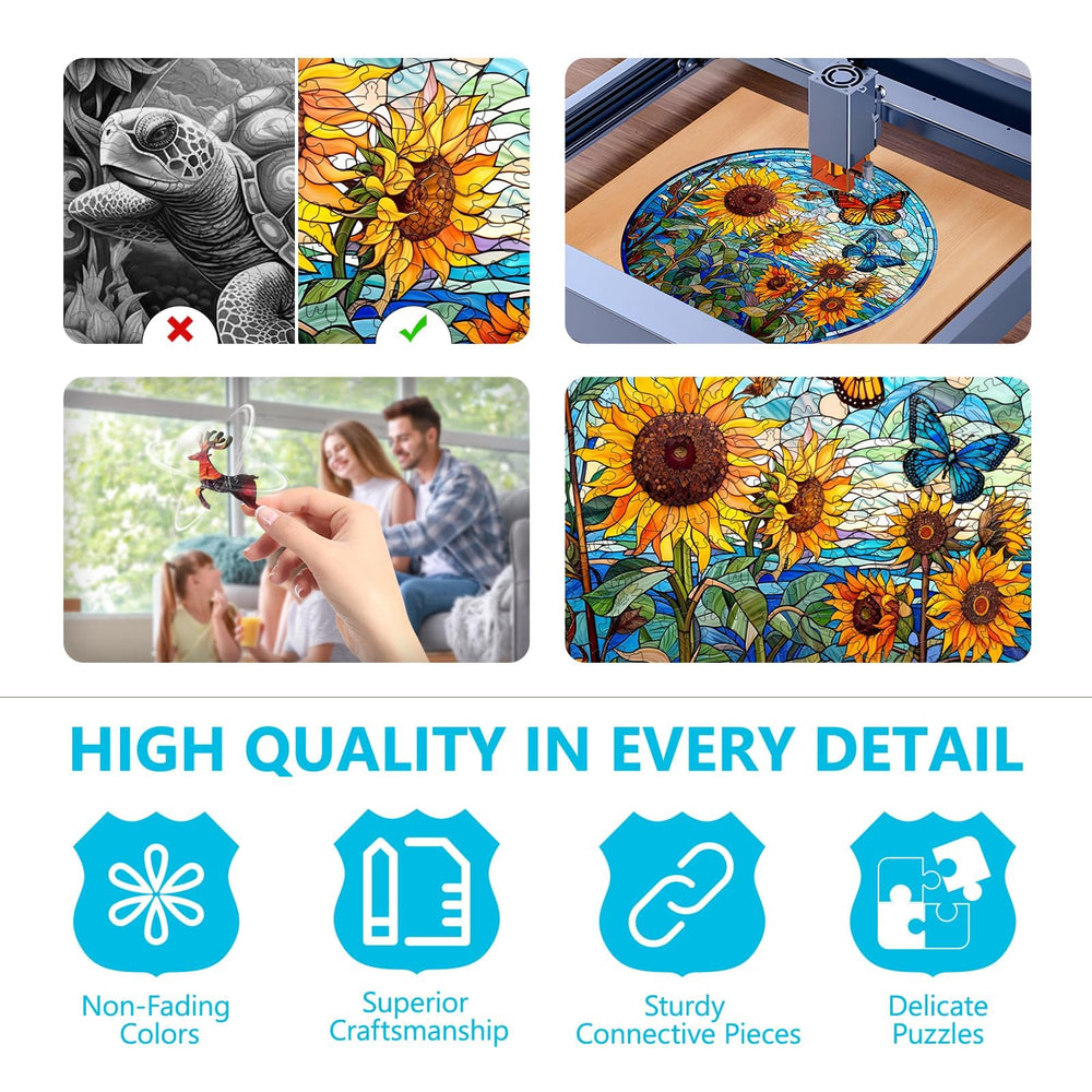 Pijesaksa laser-cut design delivers clean edges for easy assembly