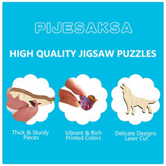 Pijesaksa Laser-Cut Puzzle delivers precise fits and smooth assembly