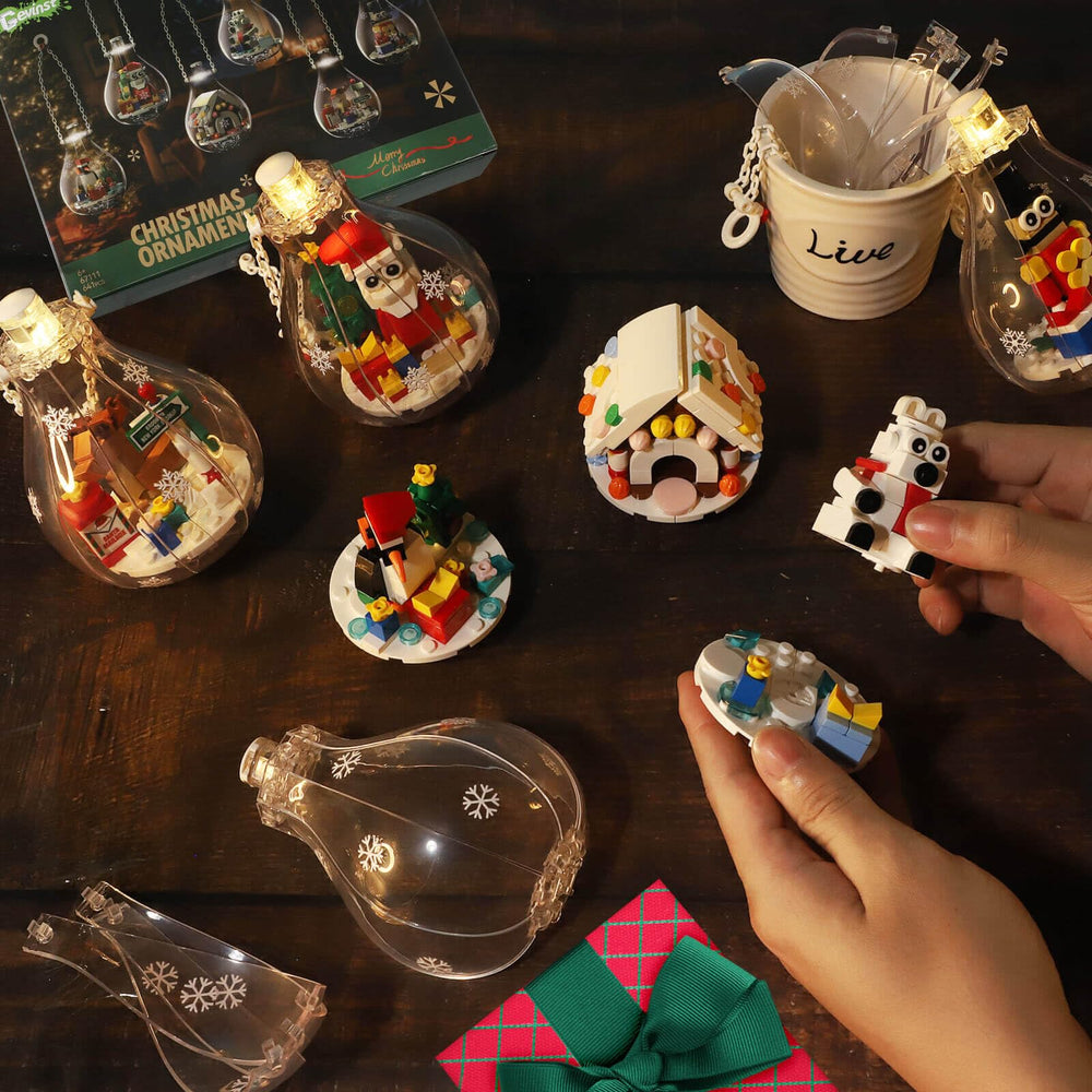 PIKARO Christmas Ornaments 2025 reindeer scene sparks joyful tree accents