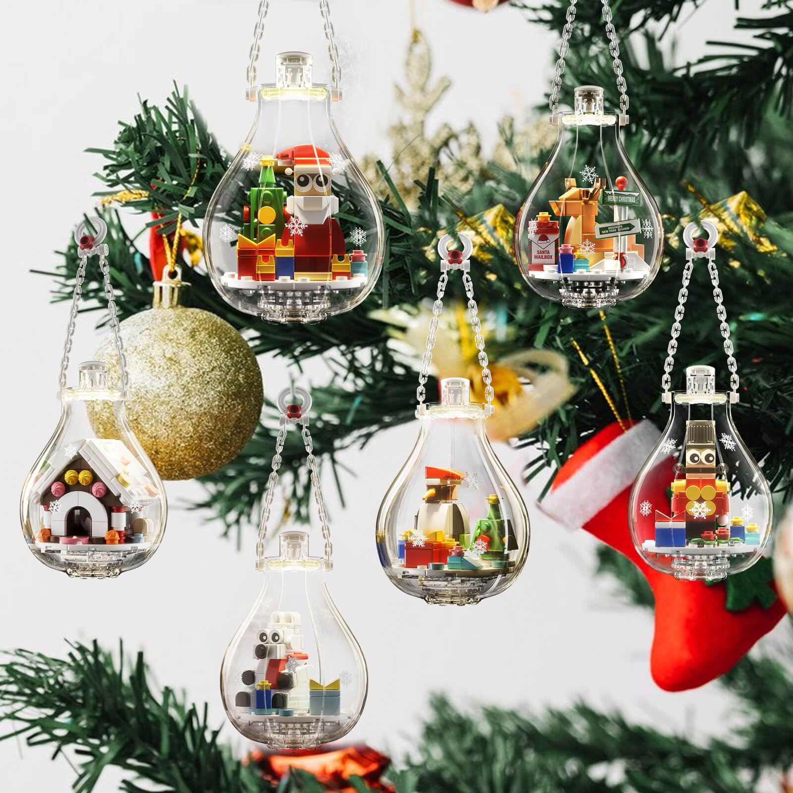 PIKARO Christmas Ornaments 2025 Santa Claus figure brightens the festive display