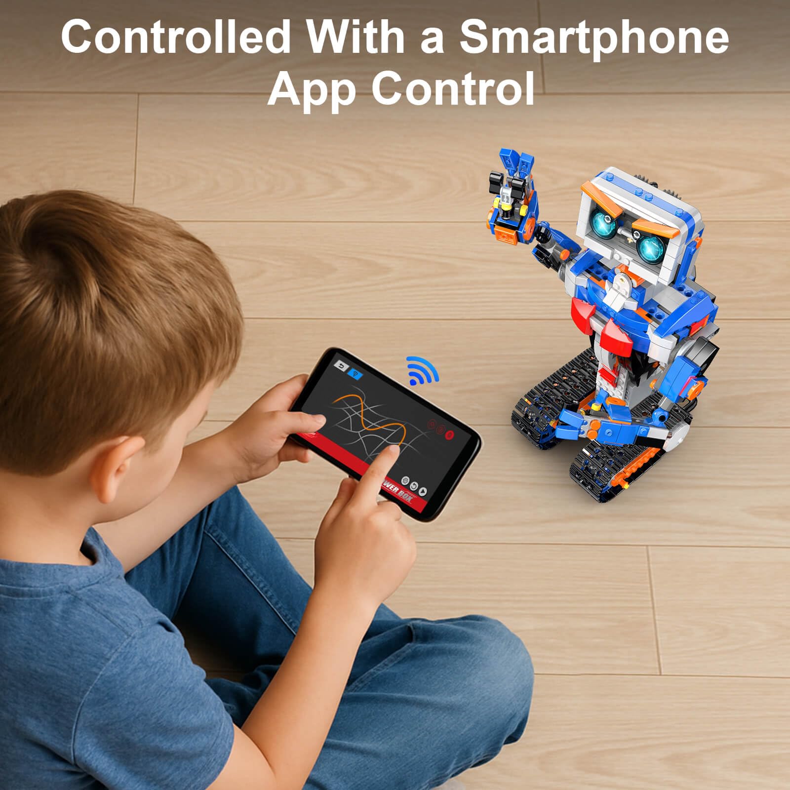 PIKARO assembly scene with children building and exploring together