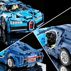 PIKARO blue kit with rotatable wheels enhances posing and display