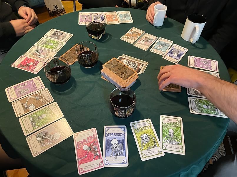 Pillbox Games Side Effects Booster Shot game-night setup, ready to grab and play.
