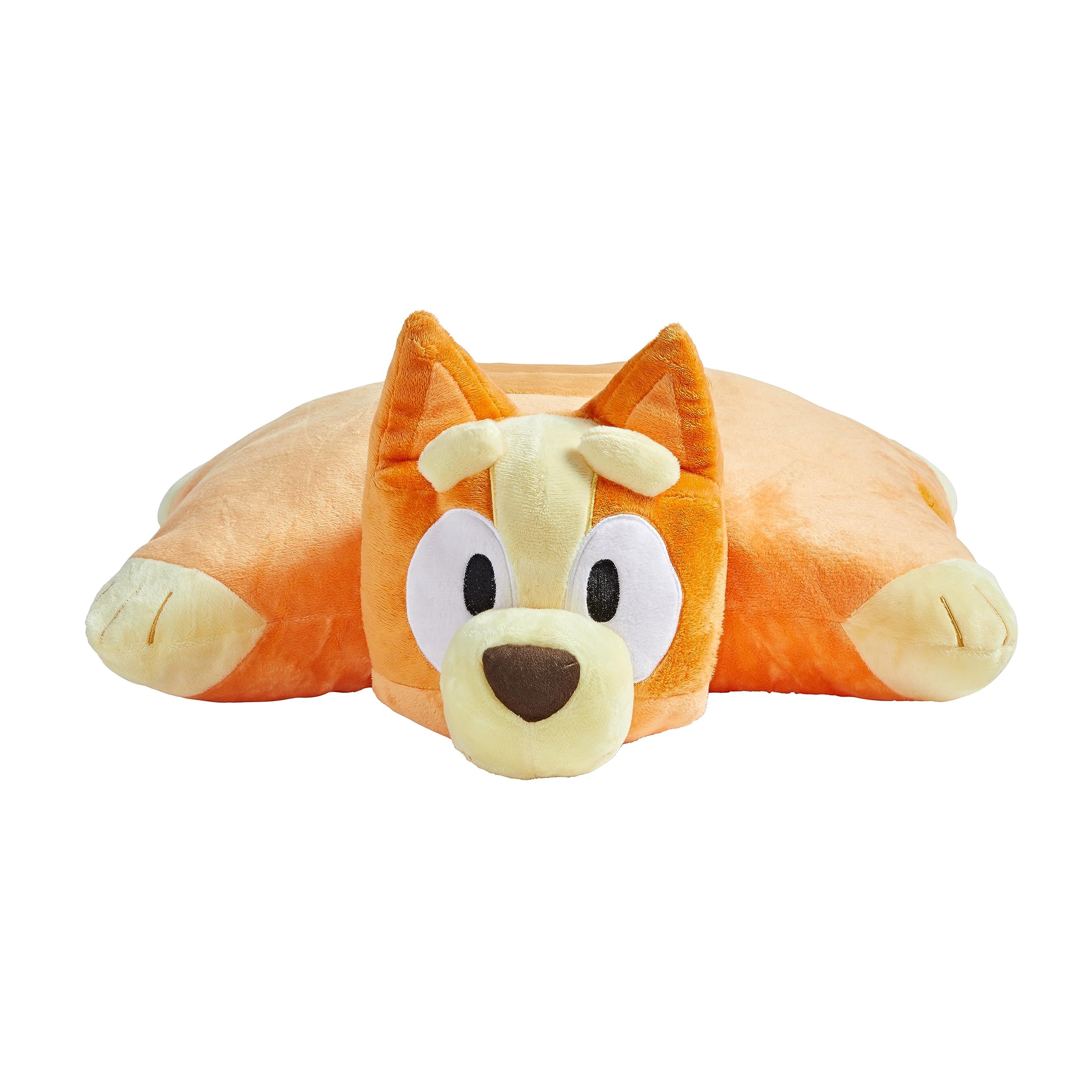 Pillow Pets Bingo pillow 18in, converts from plush to sleep aid.