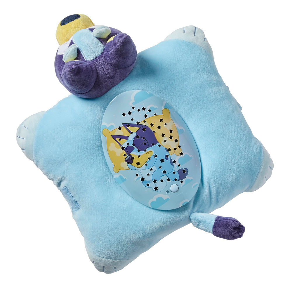 Pillow Pets Bluey Sleeptime Lite includes a 20-minute timer for gentle wind-down.