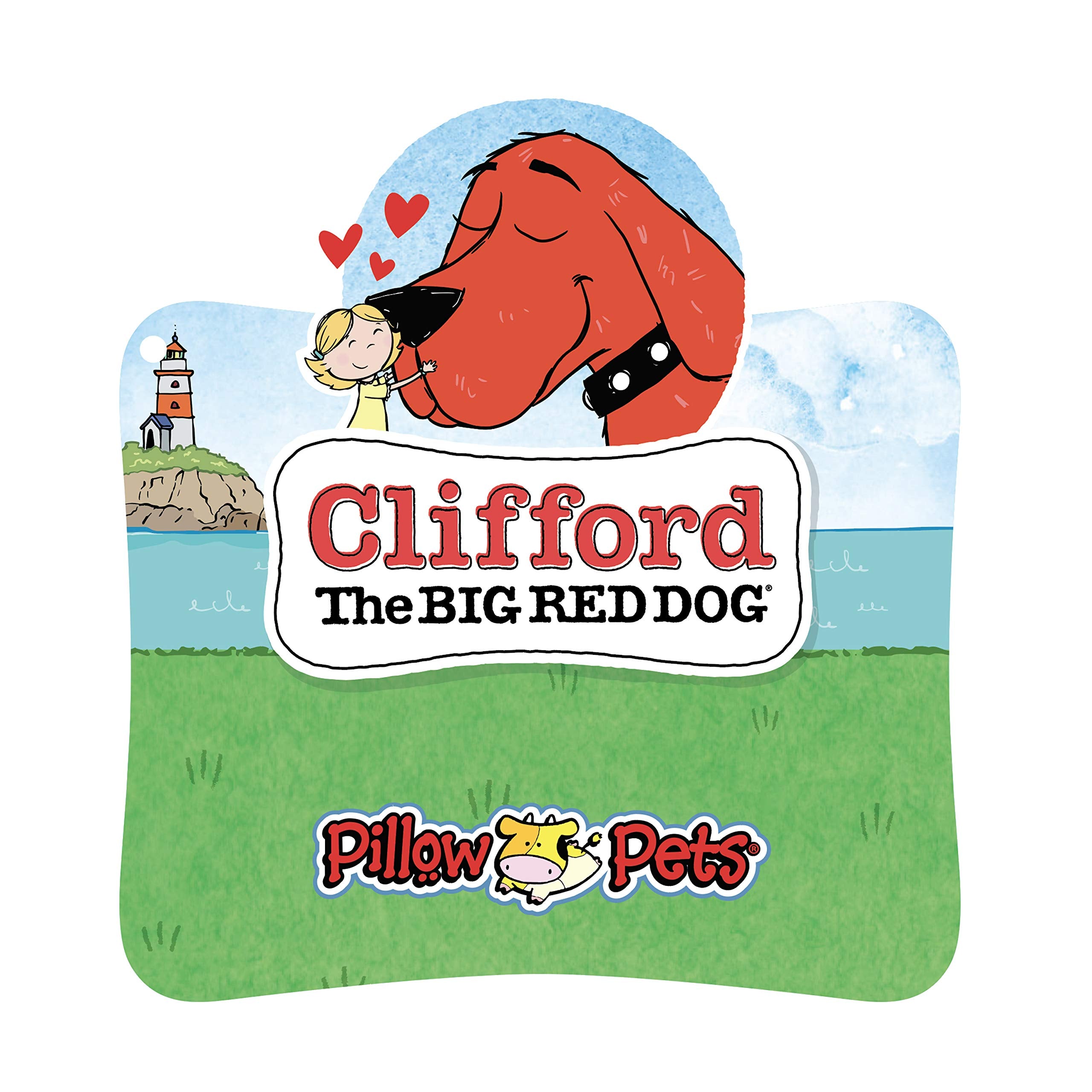 Pillow Pets Clifford plush inspires imaginative play alongside Emily Elizabeth.