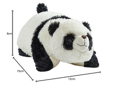 Official Pillow Pets product, 18-inch panda plush for kids 3+.