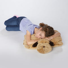 Pillow Pets Snuggly Puppy in a bedroom decor setting.