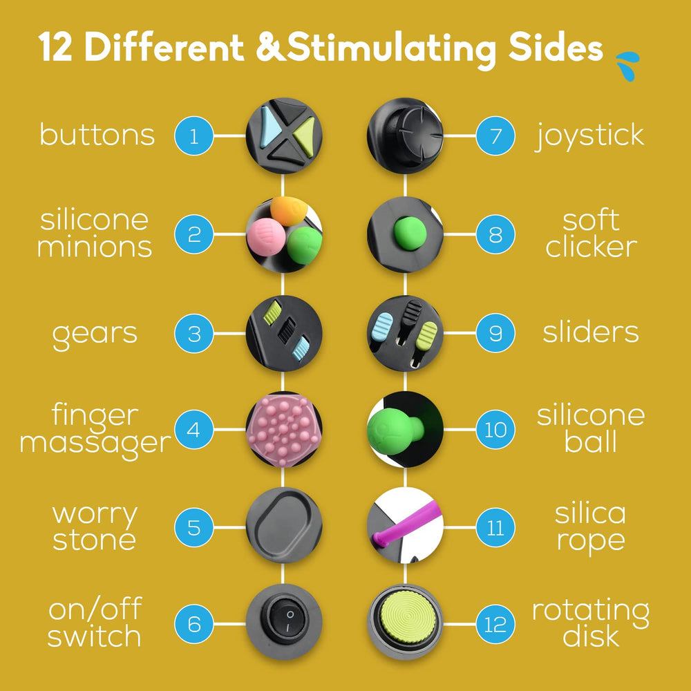 PILPOC theFube fidget dials for quiet, satisfying rotations.