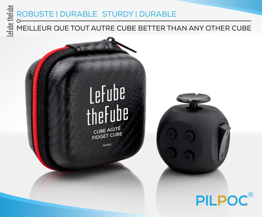 PILPOC theFube Fidget Cube silent mode for discreet use.