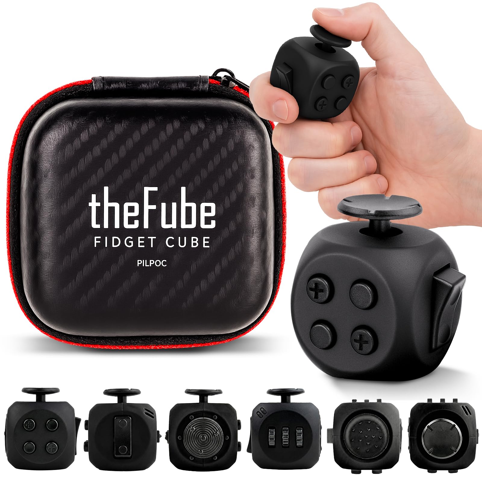 PILPOC theFube Fidget Cube six sides for portable focus and calm.