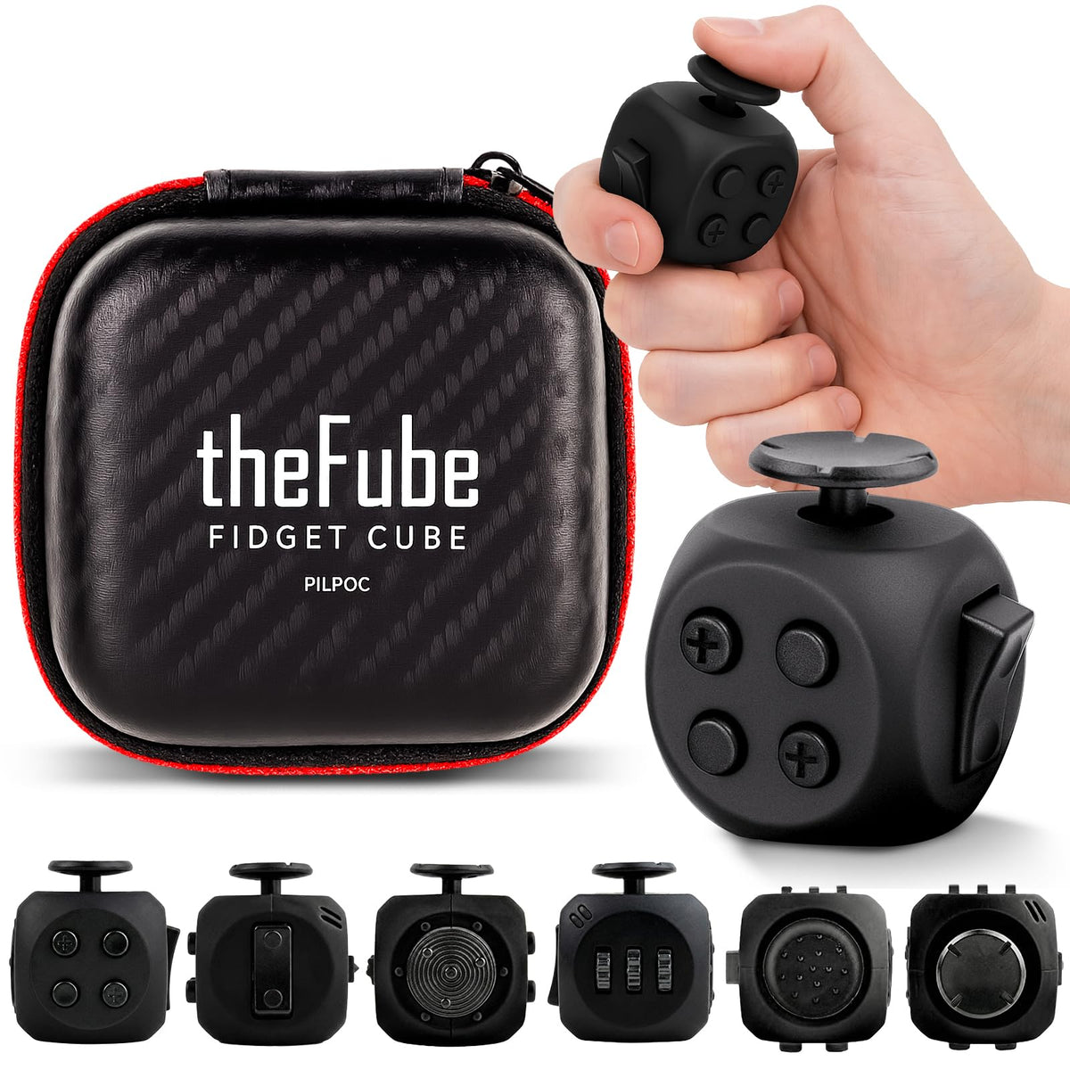 PILPOC theFube Fidget Cube six sides for portable focus and calm.