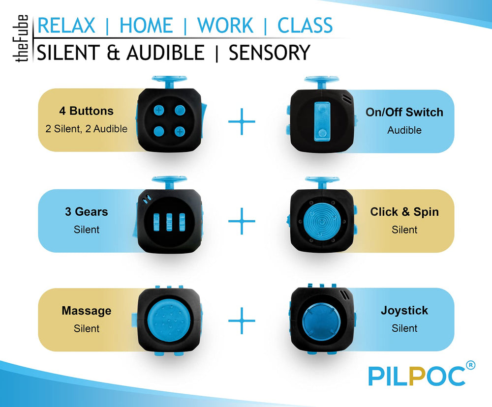 PILPOC theFube Fidget Cube stocking stuffer for all ages.