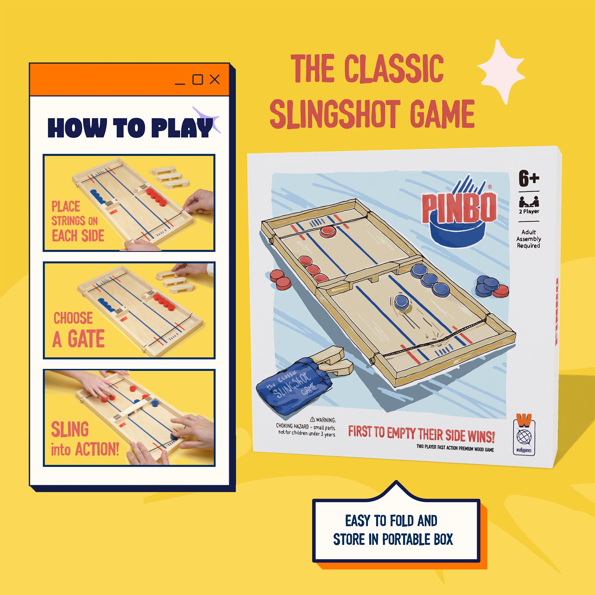 PINBO family game night on the go with portable fun.