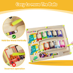 Pincush colorful counting beads set supports color recognition and counting practice