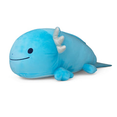 Pineapple Axolotl plush blue with gift box packaging