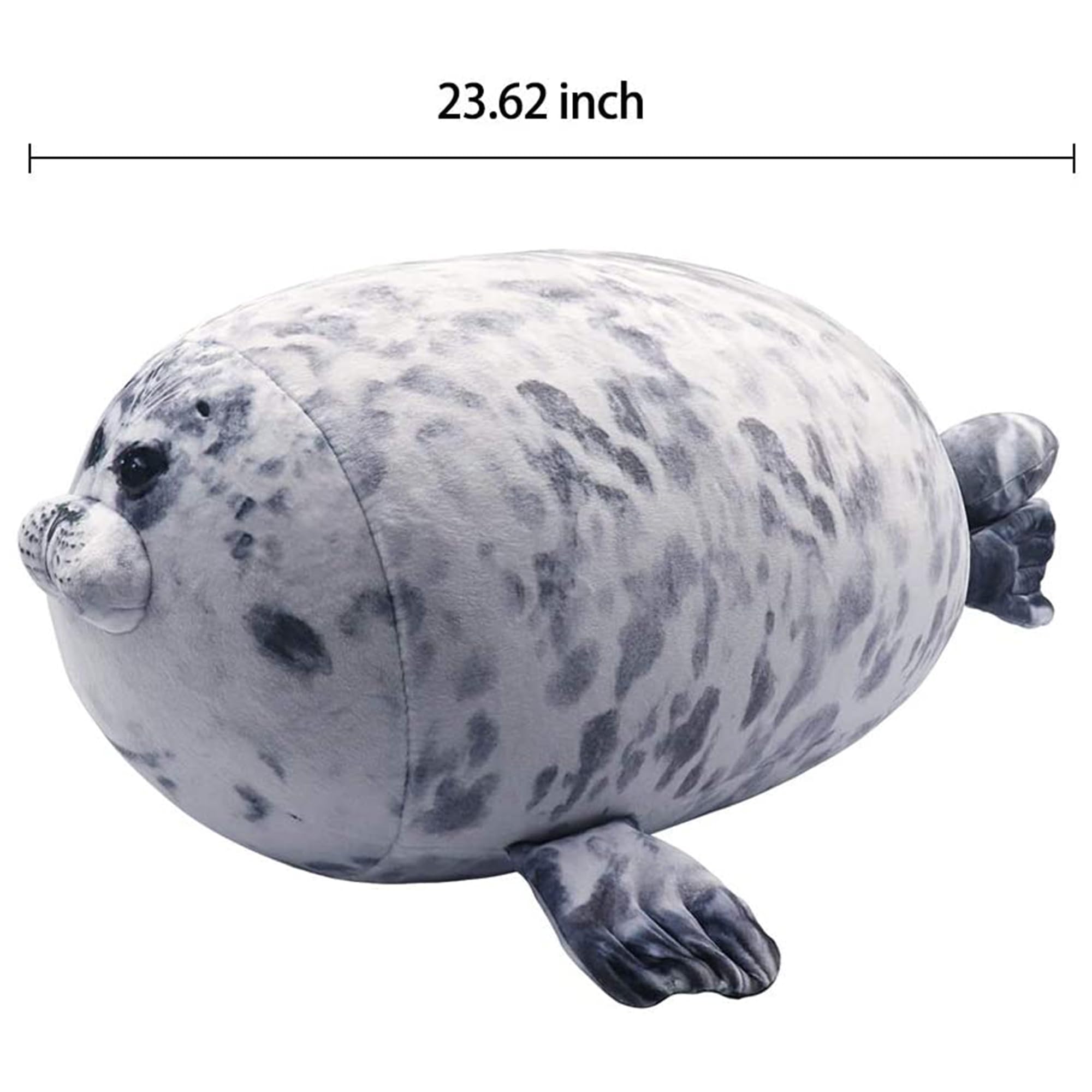 Pineapple Plush Seal Pillow in a cozy bedroom setup