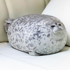 Pineapple Plush Seal Pillow packaged presentation ideal for gifting