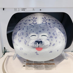 Pineapple Seal Plush Pillow dryer-reset image shows size revival after care