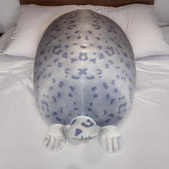 Pineapple Seal Plush Pillow washable image suggests easy cleaning and care