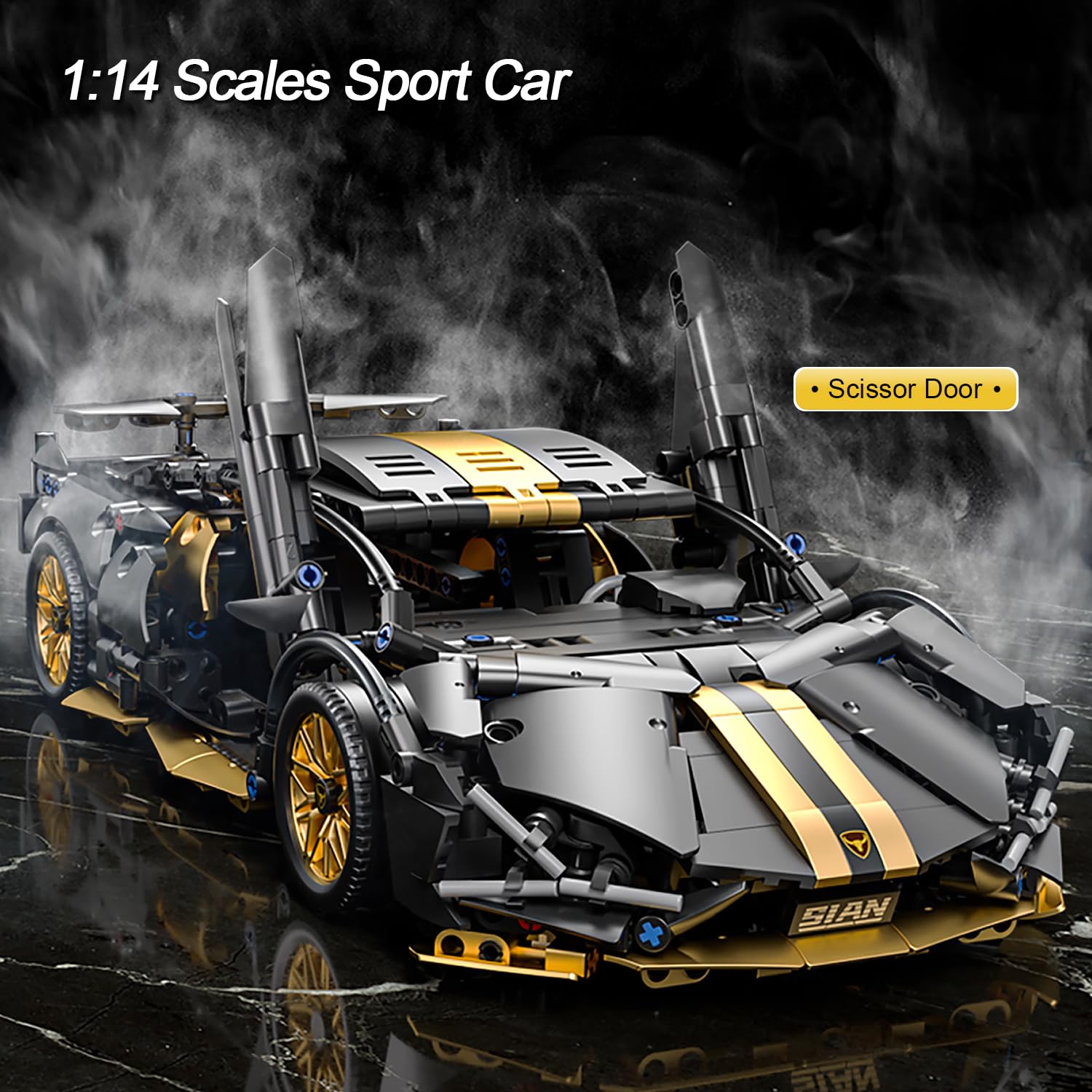PinkBee Sport Car side view highlighting sleek lines and authentic scale details.