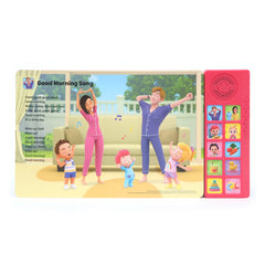 Pinkfong Bebefinn durable, non-glare pages endure playful reading.