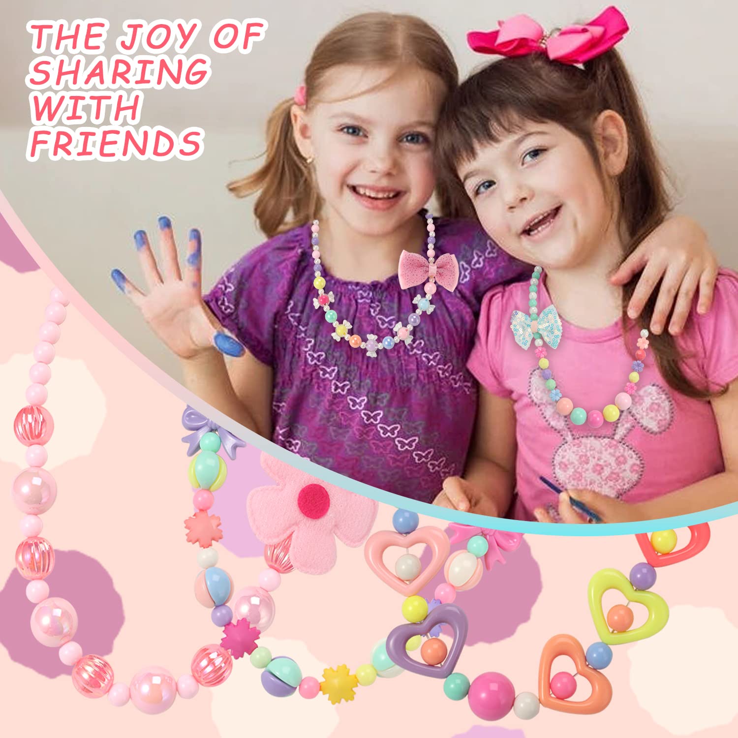 PinkSheep classic jewelry set ideal for birthdays and party favors