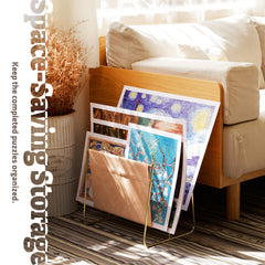 Pintoo puzzle framed easily for quick seasonal decor updates.