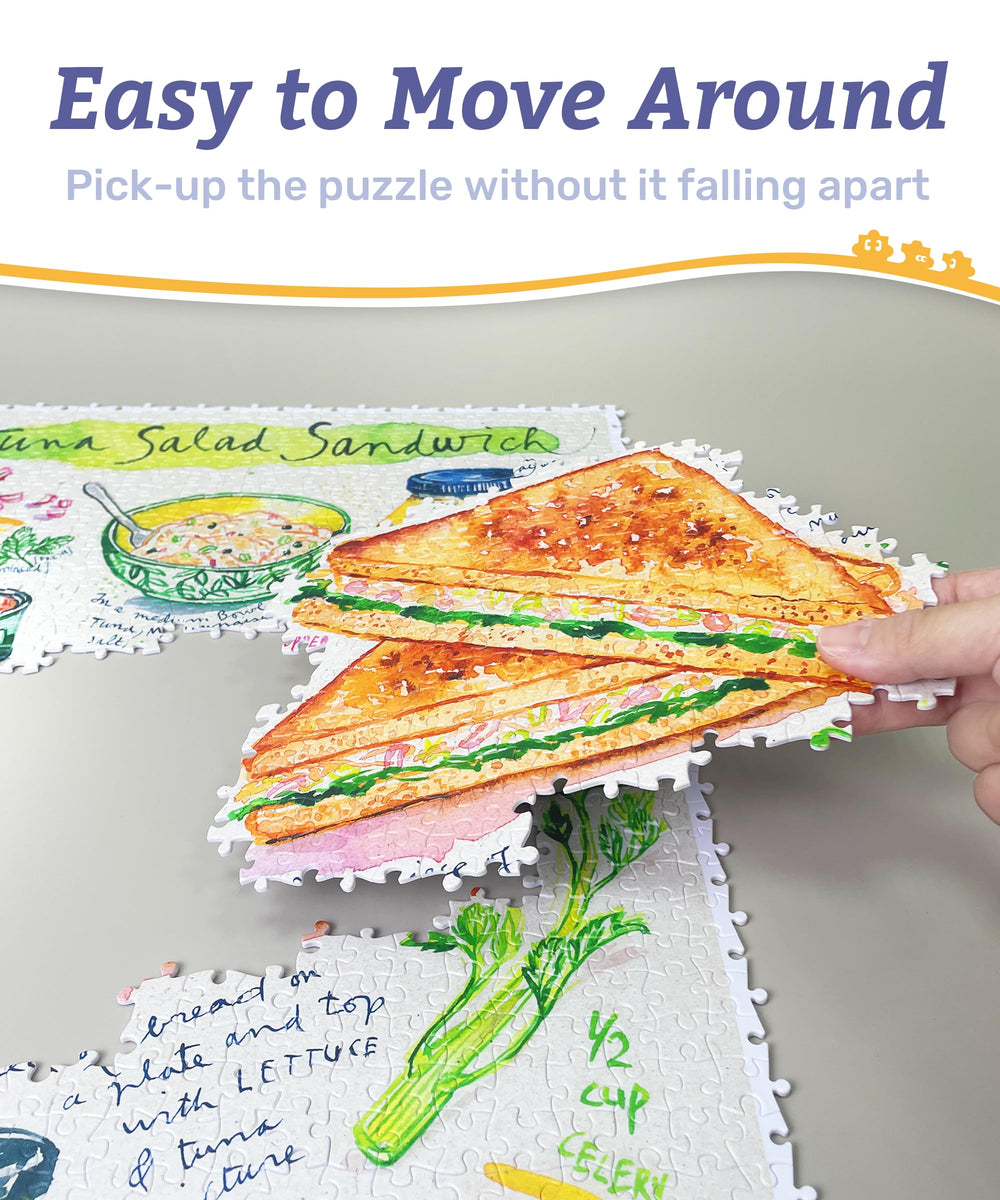 Pintoo zero-dust plastic puzzle stays clean and clear.