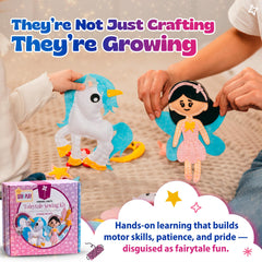 Pinwheel Crafts kids sewing activity setup supports travel and playdates