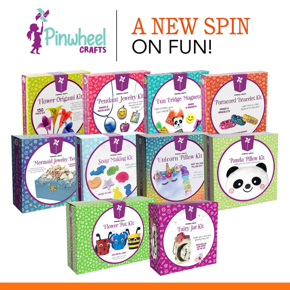 Pinwheel Crafts gift-ready packaging makes gifting simple and appealing.