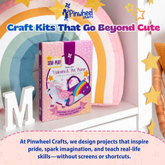 Pinwheel Crafts portable sewing kit for learning anywhere.