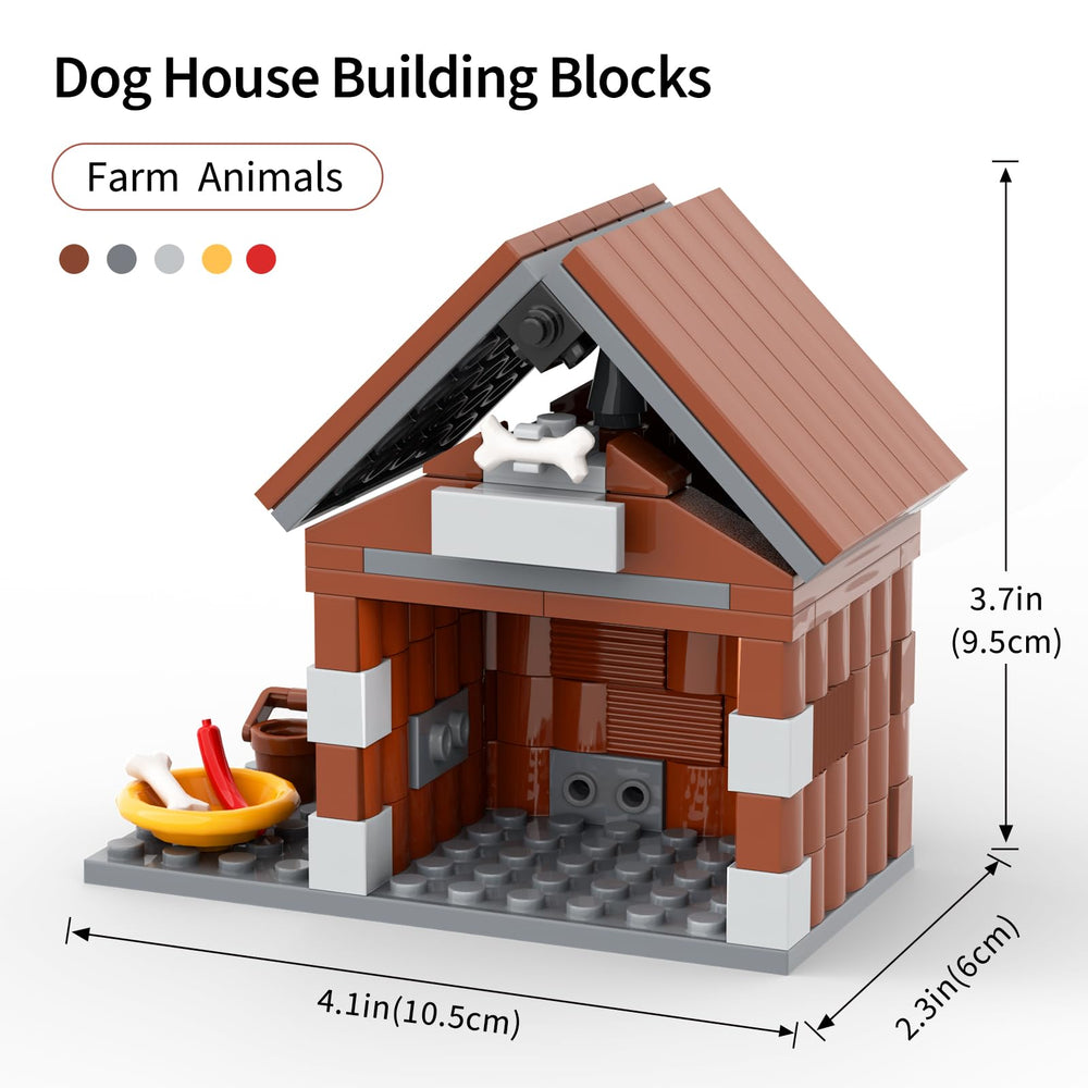 PIPART dogs and bones building pieces: versatile set for creative scenes.
