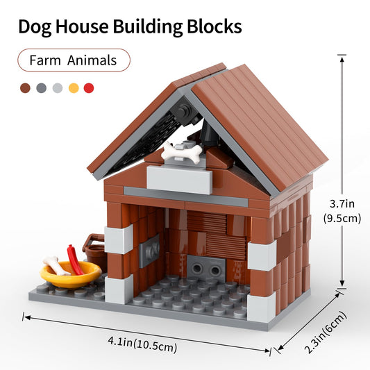 PIPART dogs and bones building pieces: versatile set for creative scenes.