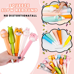 Pipigaty animal-designs squishy pens offer cute shapes and smooth writing for kids