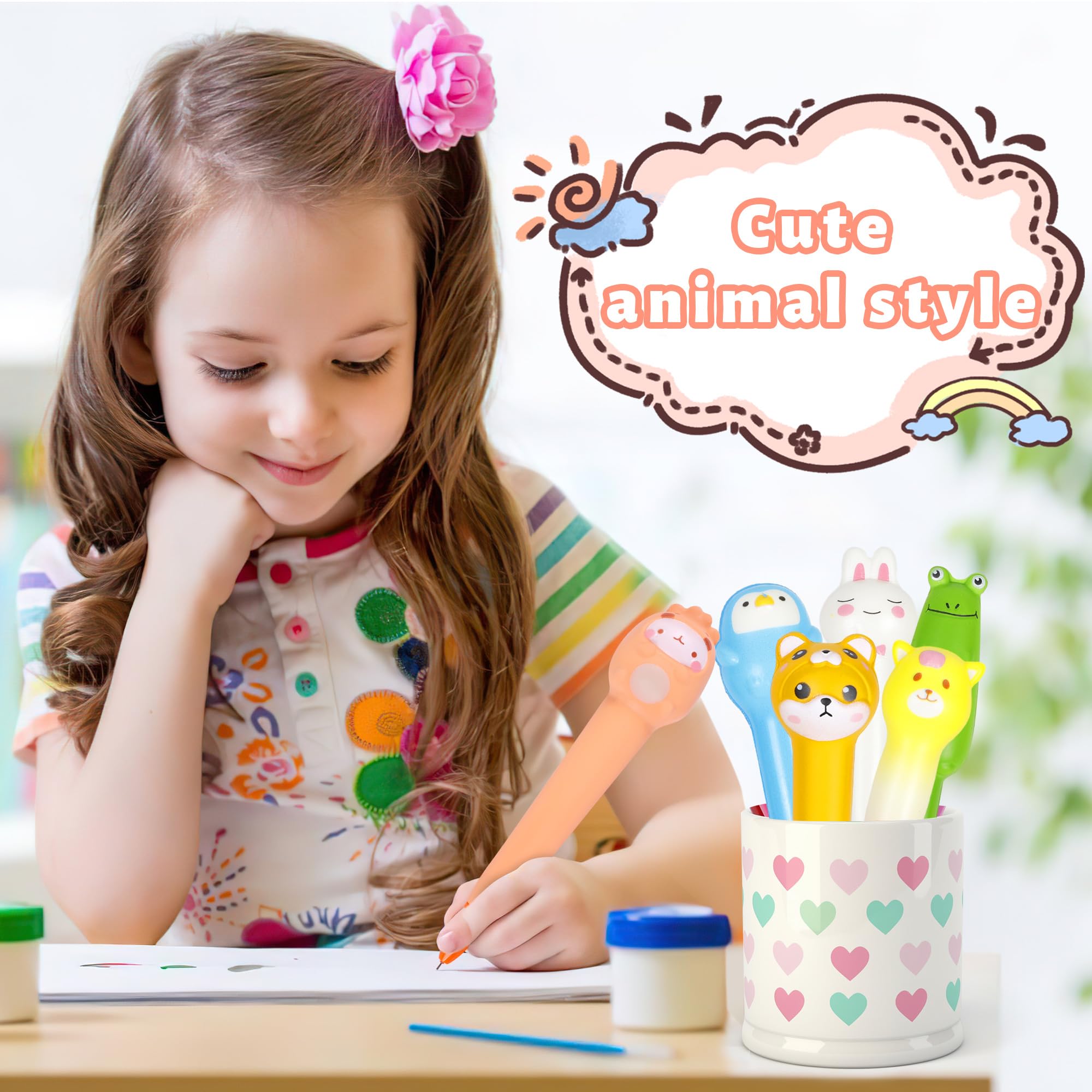 Pipigaty compact backpack-friendly pens fit easily into school bags