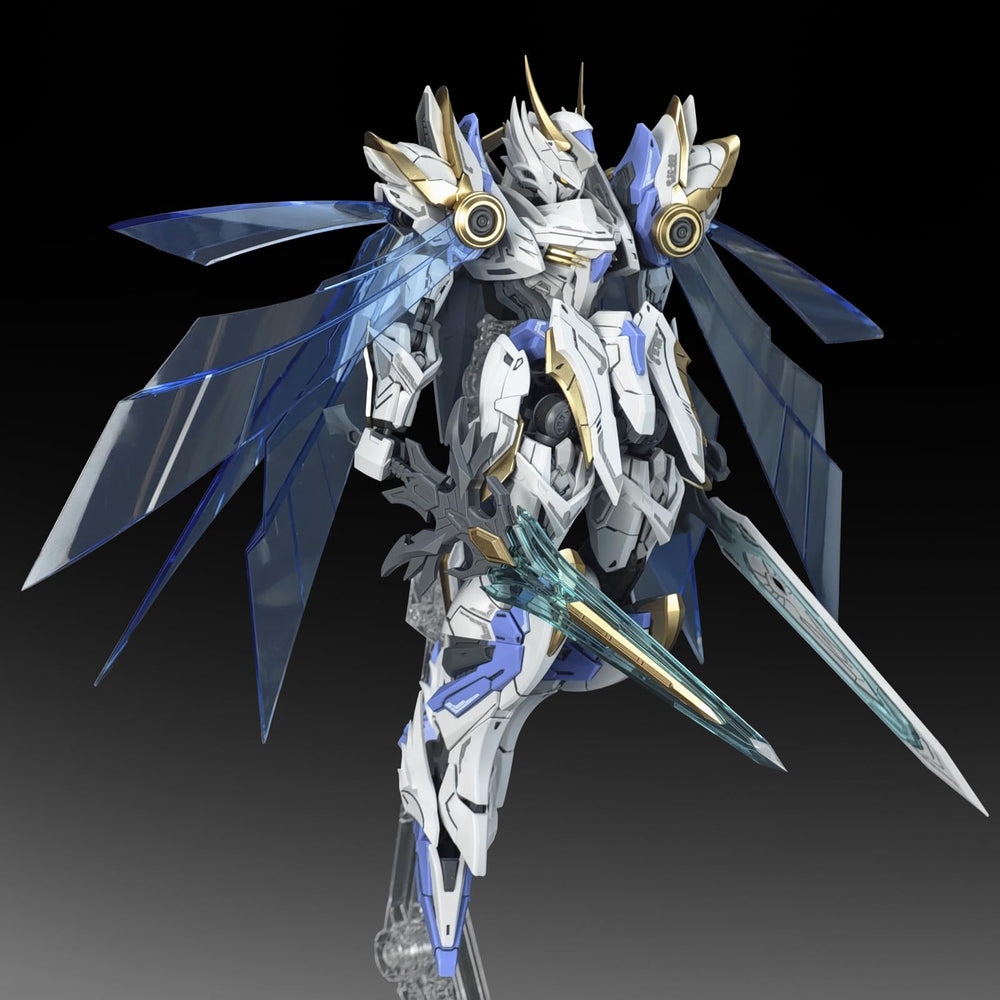 Poseable joints enable dynamic poses for the Percival figure.