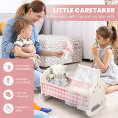 Pithfor 18-inch doll compatibility helps grow your child's collection.