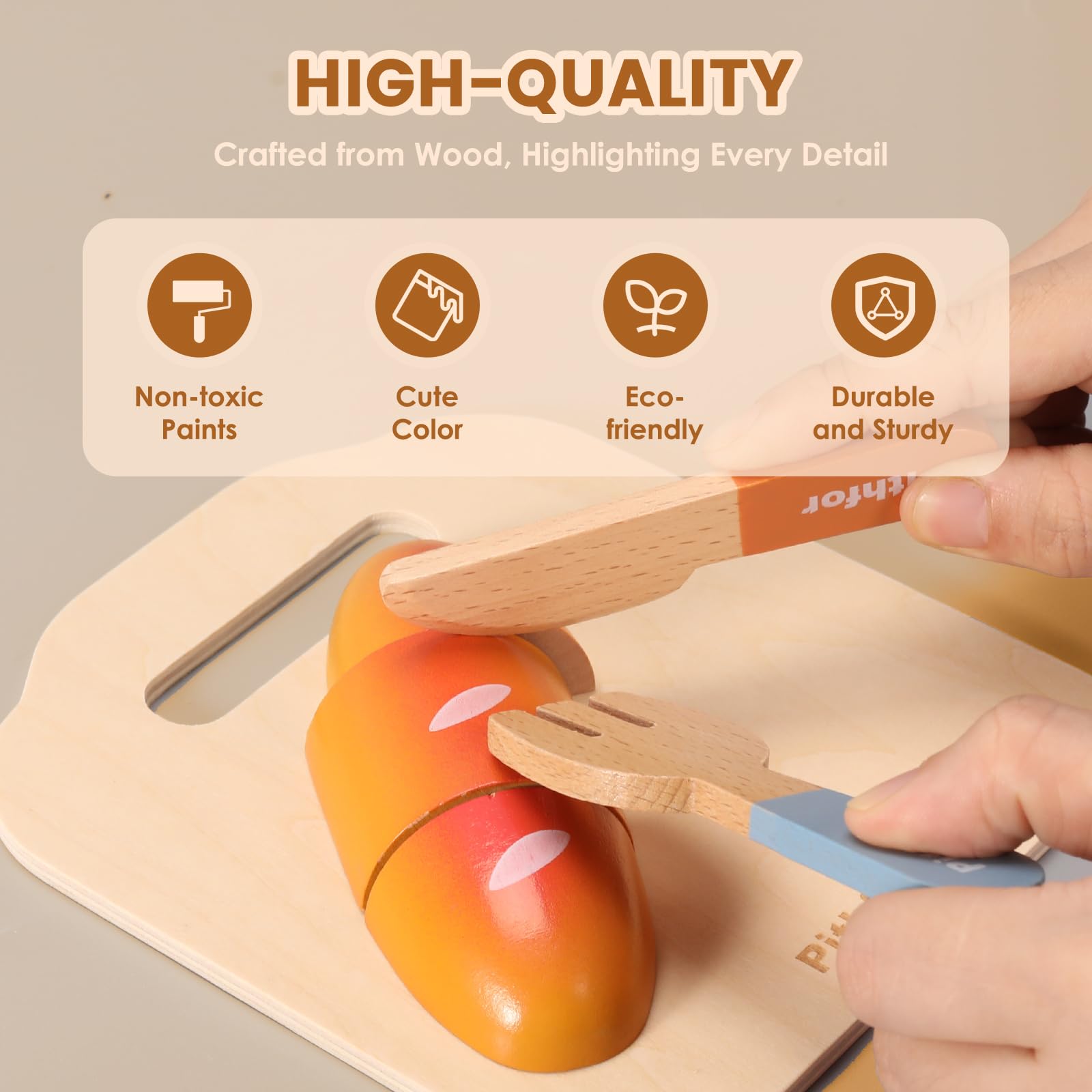 Pithfor Picnic Playset tableware supports sharing and social play among siblings