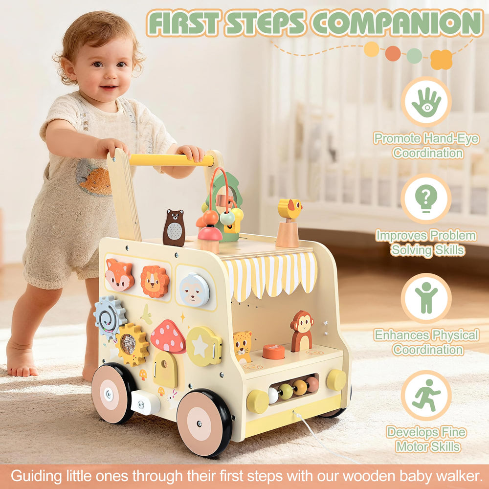 Pithfor walker bobbling driver and passenger feature for tactile engagement