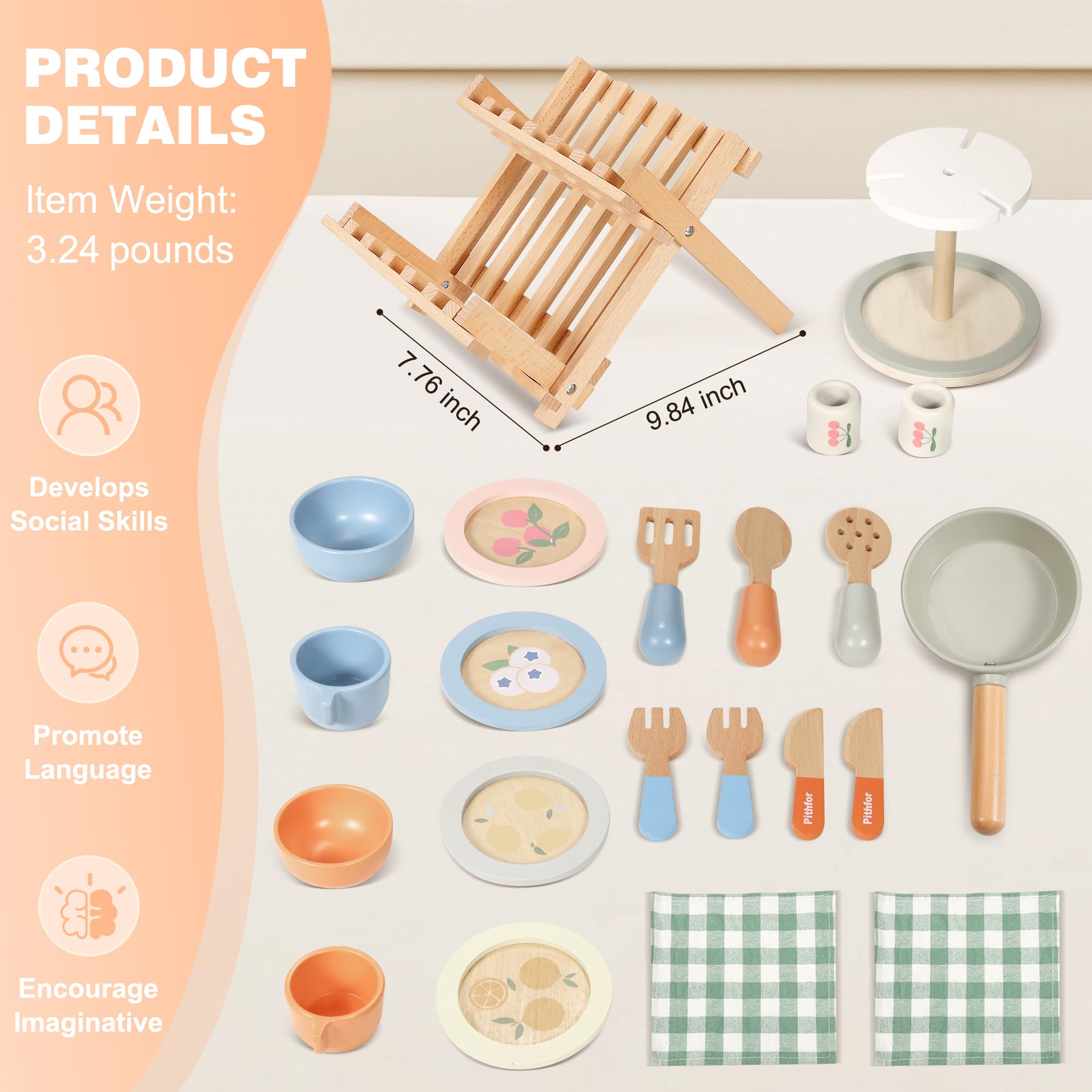 Pithfor tableware supports sharing and cleanup in a playful kitchen scene.