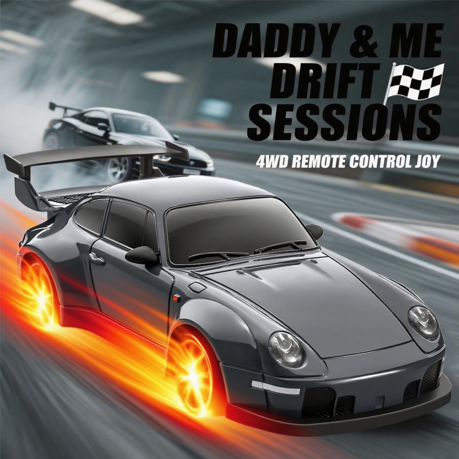 PIWIJOY drifting tires for smooth slides on wood and tile