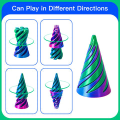 PIXATA 3D-Printed Fidget Design offers smooth turns and hypnotic motion.
