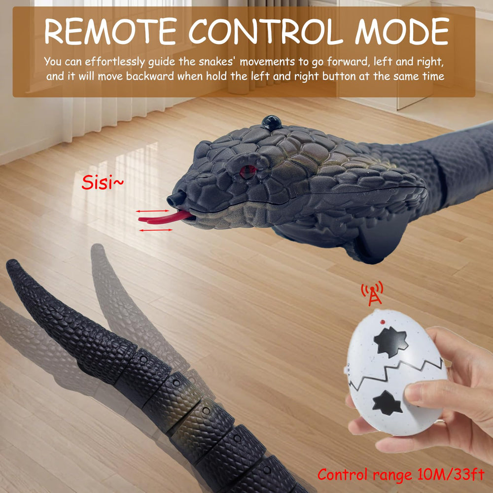 Pixibond snake head infrared sensor helps avoid obstacles during play.