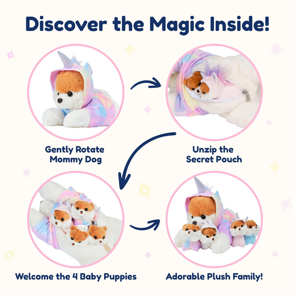 Travel-friendly dog plush companion for car rides and park adventures.