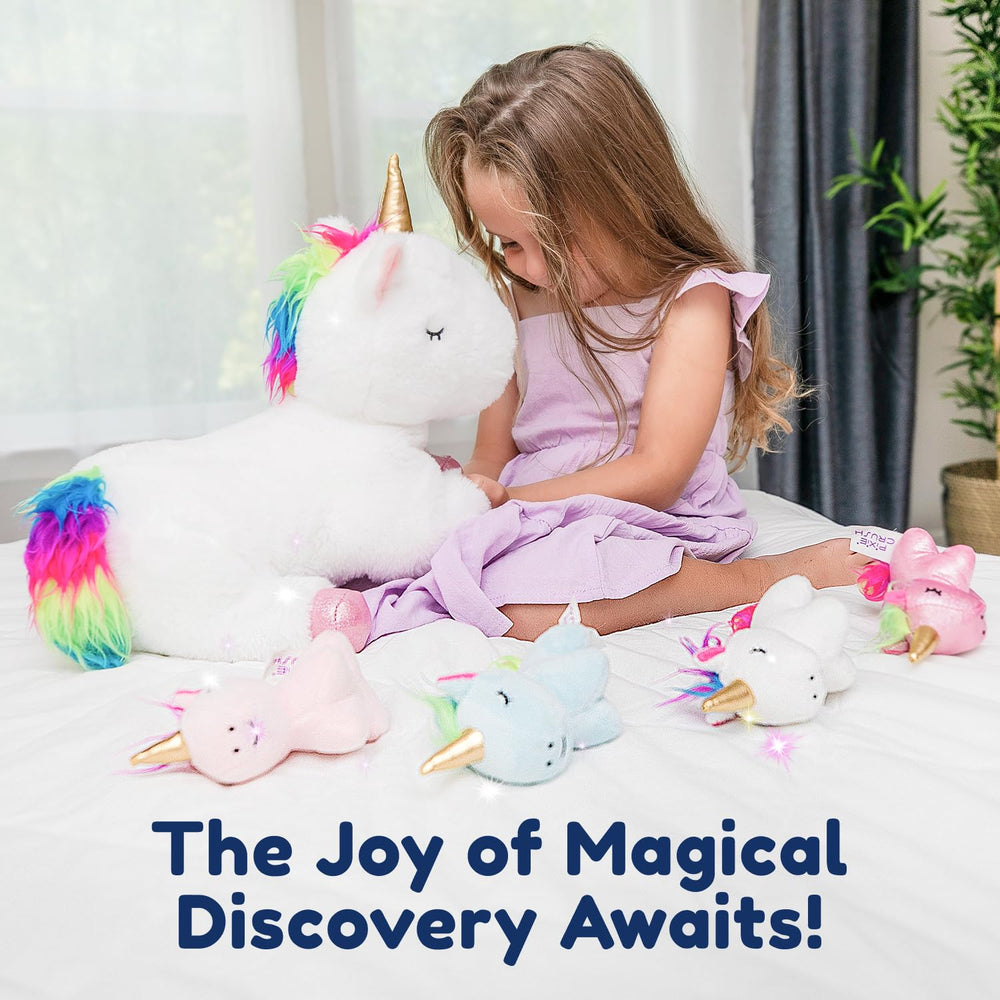 PixieCrush unicorn babies snugged in mommy, cuddling partners for bedtime and travel.